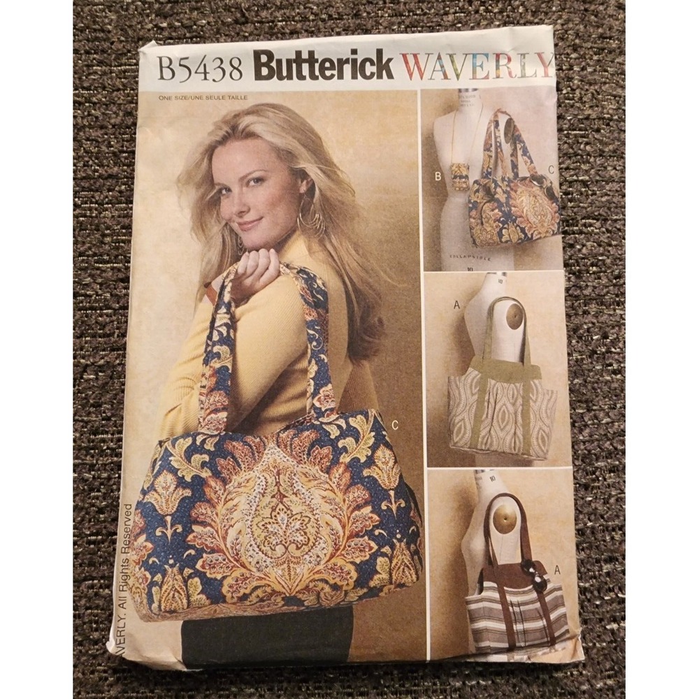 Butterick Waverly Purse‎ Pattern #B5438